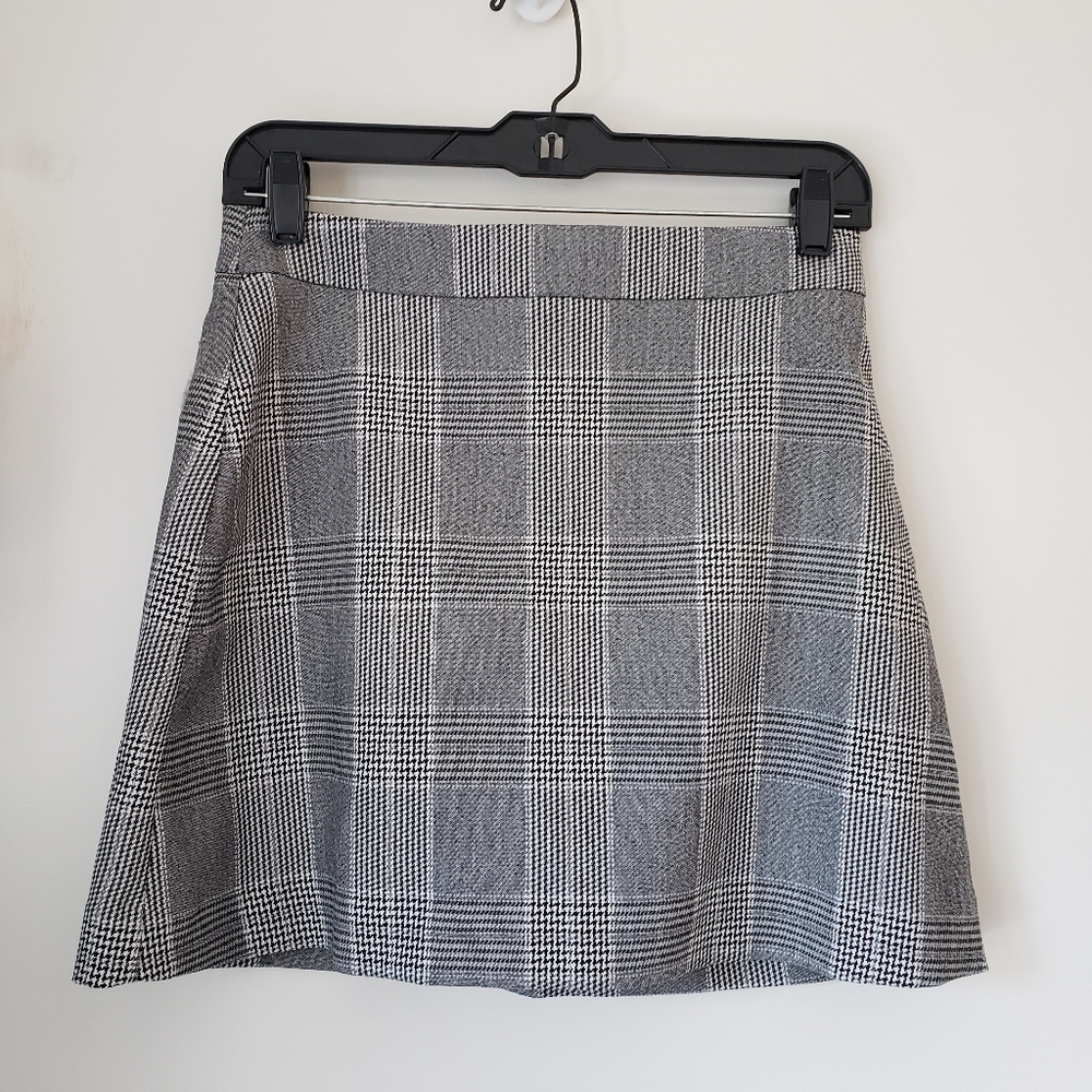 Express plaid A line mini skirt Sz 2
